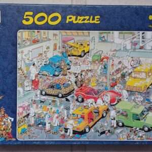 Jan van Haasteren - In de Autospuiterij