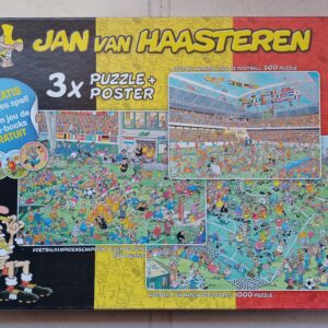 Jan van Haasteren - Fou de Football - Coup de Téte - Un Match de Football -  Belgische Variant - Collectors Item 