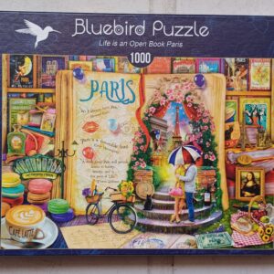Bluebird Puzzle - Life is an Open Book Paris