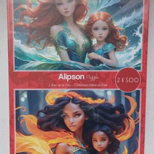 Alipson - L'Eau et le Feu - Collection Mére et Fille - NIEUW - 2x500