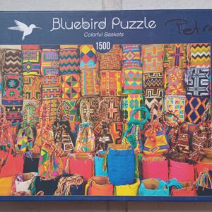 Bluebird Puzzle - Colorful Baskets