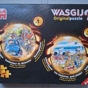 Wasgij Original 1 en 2 - Zondagsrijders - Vakantiepret! - 2x1000