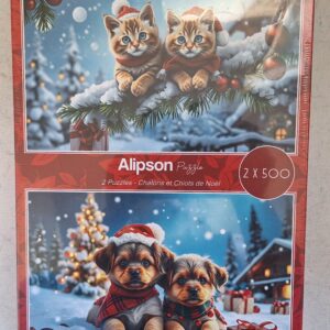 Alipson - Chatons de Noël - 2x500 - NIEUW
